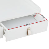 NNEDSZ Artiss Dressing Table Floating LED White Daphne