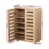 NNEDSZ Shoe Cabinet 20 Pairs 5-tier Wood Alster
