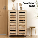 NNEDSZ Shoe Cabinet 20 Pairs 5-tier Wood Alster