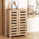 NNEDSZ Shoe Cabinet 20 Pairs 5-tier Wood Alster