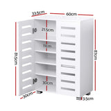 NNEDSZ Shoe Cabinet 20 Pairs 5-tier White Alster