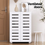 NNEDSZ Shoe Cabinet 20 Pairs 5-tier White Alster