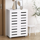 NNEDSZ Shoe Cabinet 20 Pairs 5-tier White Alster