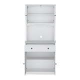 NNEDSZ Artiss Buffet Sideboard Cabinet Cupboard Pantry Storage Shelves Hutch White