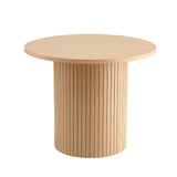 NNEDSZ Artiss Coffee Table Round Fluted