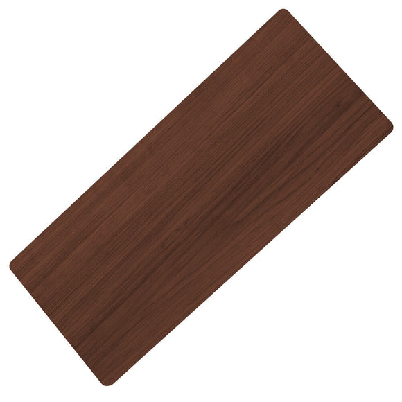NNEMB 150x70cm Desktop, for a Height Adjustable Desk, Premium MDF, Walnut Style