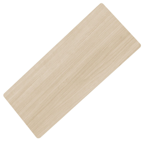 NNEMB 150x70cm Desktop, for a Height Adjustable Desk, Premium MDF, White Oak Style