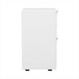 NNEDSZ Filing Cabinet Files Storage Office Shelves File Organiser White 2 Drawer
