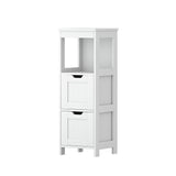 NNEDSZ Artiss Bathroom Storage Cabinet 89cm Floor Toilet Drawer Bedroom Organizer Standing White