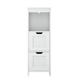 NNEDSZ Artiss Bathroom Storage Cabinet 89cm Floor Toilet Drawer Bedroom Organizer Standing White