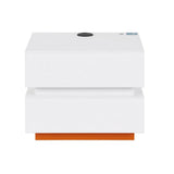 NNEDSZ Artiss Smart Bedside Table LED Wireless Charging Ada