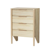 NNEDSZ Artiss 4 Chest of Drawers Tallboy - INEZ Pine