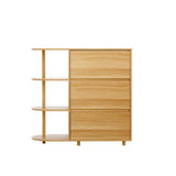 NNEDSZ Artiss Chest of 3 Drawers Storage Cabinet 3 Shelves Pine
