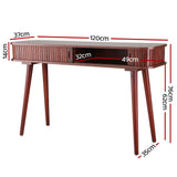 NNEDSZ Artiss Console Table 2 Drawers 120CM