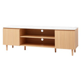 NNEDSZ Artiss TV Cabinet Entertainment Unit Stand 180CM Pine White