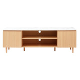 NNEDSZ Artiss TV Cabinet Entertainment Unit Stand 180CM Pine White