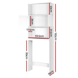 NNEDSZ Artiss Bathroom Cabinet Over the Toilet Storage Shelf