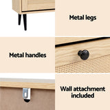 NNEDSZ Artiss Shoe Rack Cabinet 3 Flip-out Drawers Pine