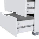 NNEDSZ Artiss Smart Bedside Table 3 Drawers with Wireless Charging Ports LED White ADAD