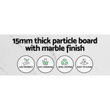 NNEDSZ Console Table Marble Effect Frenisha