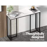 NNEDSZ Console Table Marble Effect Frenisha
