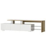 NNEDSZ Artiss TV Cabinet Entertainment Unit 180cm Wood White James