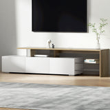 NNEDSZ Artiss TV Cabinet Entertainment Unit 180cm Wood White James