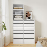 NNEDSZ Artiss 6 Chest of Drawers Dresser Tallboy White