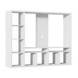 NNEDSZ Entertainment Center Unit TV Stand TV Cabinet Open Shelves 183CM White