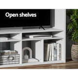 NNEDSZ Entertainment Center Unit TV Stand TV Cabinet Open Shelves 183CM White