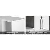NNEDSZ Entertainment Center Unit TV Stand TV Cabinet Open Shelves 183CM White