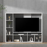 NNEDSZ Entertainment Center Unit TV Stand TV Cabinet Open Shelves 183CM White
