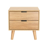 NNEDSZ Bedside Table 2 Drawers - Pine