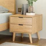 NNEDSZ Bedside Table 2 Drawers - Pine