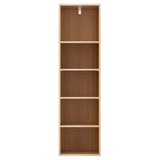 NNEDSZ Bookshelf 5 Tiers MILO Pine