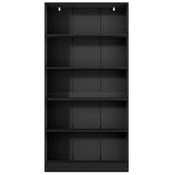 NNEDSZ Bookshelf 5 Tiers ANTON Black