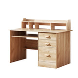NNEDSZ Artiss Computer Desk Office Study Desks Table Shelf Drawer