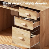 NNEDSZ Artiss Computer Desk Office Study Desks Table Shelf Drawer
