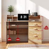 NNEDSZ Artiss Computer Desk Office Study Desks Table Shelf Drawer