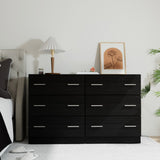 NNEDSZ Artiss 6 Chest of Drawers - VEDA Black