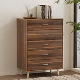 NNEDSZ 5 Chest of Drawers - MIRI Walnut