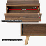 NNEDSZ 5 Chest of Drawers - MIRI Walnut