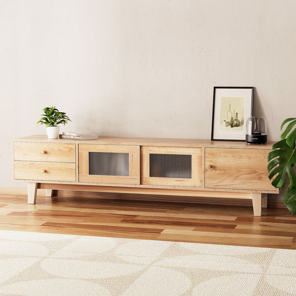 NNEDSZ Artiss TV Cabinet Entertainment Unit Stand Storage Drawer 180CM