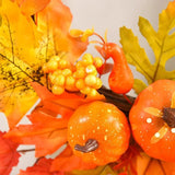 NNEOBA Christmas Berry Maple Leaf Wreath for Home Decor