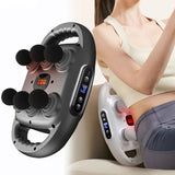 NNEOBA 6-Head Fascia Massage Gun High-Frequency Tissue Muscle Massager Black