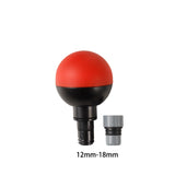 NNEOBA 2pcs Universal Silicone Soft Massage Head 12mm-18mm Caliber Red