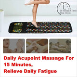 NNEOBA Acupressure Foot Massage Pad Reflexology Health Walk Mat Black