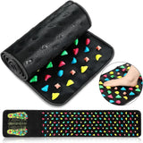 NNEOBA Acupressure Foot Massage Pad Reflexology Health Walk Mat Black
