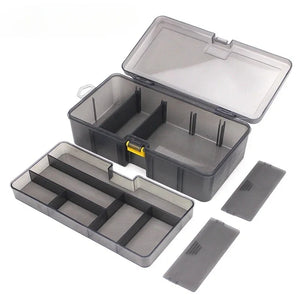 NNEOBA Waterproof Double Layer Fishing Tackle Box