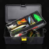 NNEOBA Waterproof Double Layer Fishing Tackle Box
